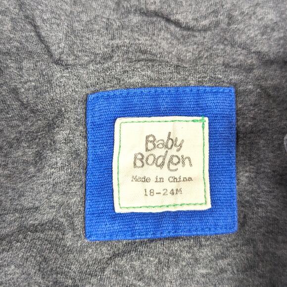 Baby Boden Jacket Boys 18-24m Teddy Bear Faux Sherpa Full Zip Hooded - Picture 4 of 5